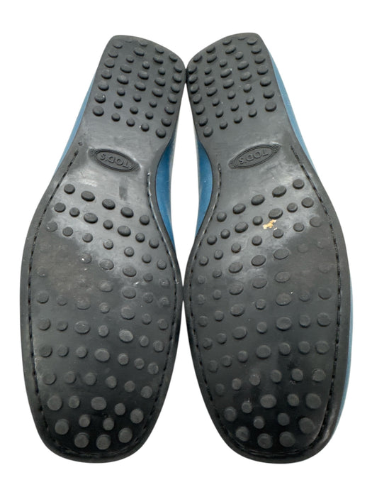 Tods Shoe Size 9 AS IS Blue Leather Solid loafer Men's Shoes Blue / 9