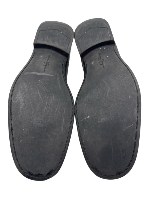 Ferragamo Shoe Size 10 AS IS Black Leather Solid loafer Men's Shoes Black / 10