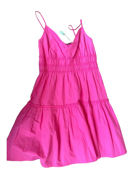 Rails Size M Pink Cotton Spaghetti Strap Gathered Dress Pink / M