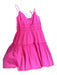 Rails Size M Pink Cotton Spaghetti Strap Gathered Dress Pink / M