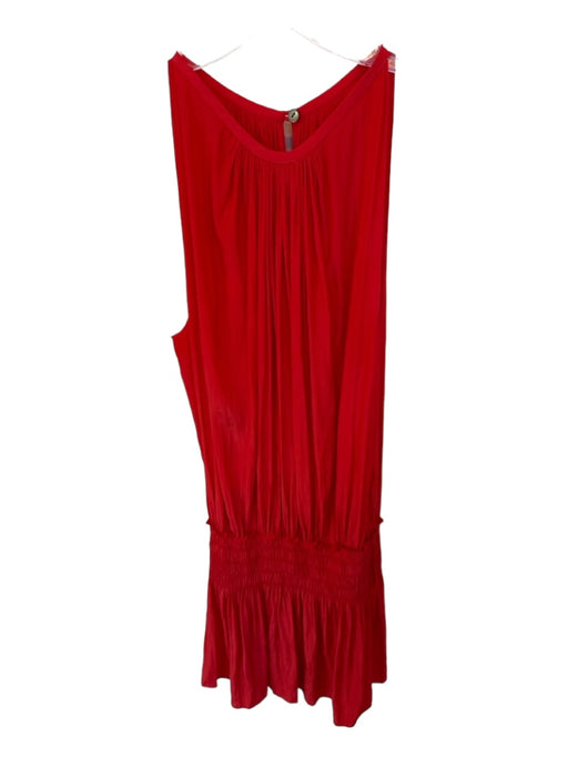 Ramy Brook Size M Red Polyester Sleeveless Elastic Waist Dress Red / M