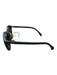 Le Specs Black Plastic round Sunglasses Black