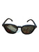 Le Specs Black Plastic round Sunglasses Black