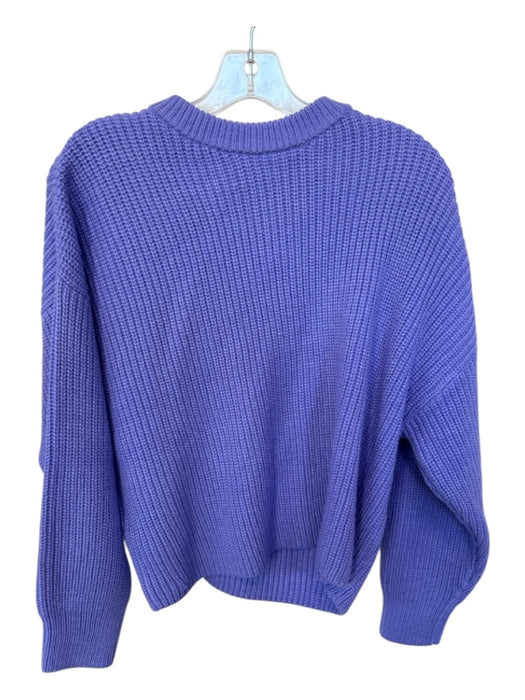 Zara Size S Purple Acrylic Knit Long Sleeve Sweater Purple / S