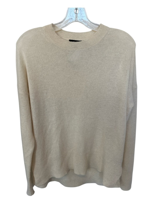 Theory Size M Cream Cashmere Long Light Weight Sweater Cream / M