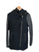 Mackage Size M Black Wool Leather Sleeves Full ZIp Coat Black / M