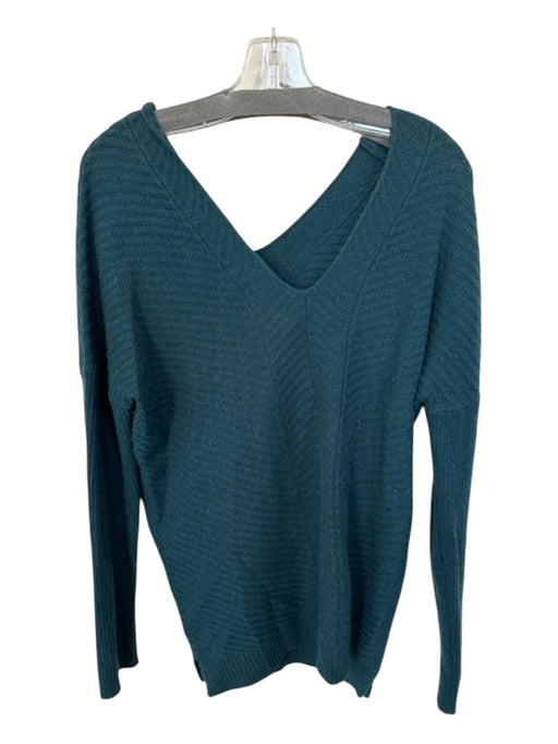 Vince Size S Teal Wool & Cashmere Knit V Neck Sweater Teal / S