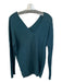 Vince Size S Teal Wool & Cashmere Knit V Neck Sweater Teal / S