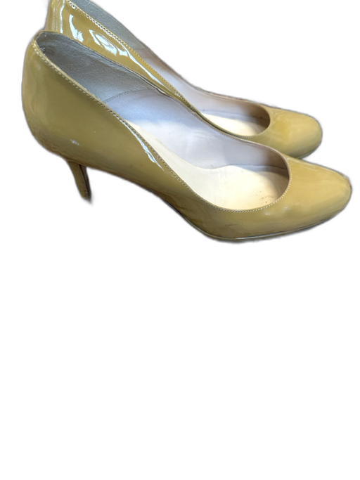 L.K. Bennett Shoe Size 42 Tan Patent Leather Stiletto Round Toe Pumps Tan / 42