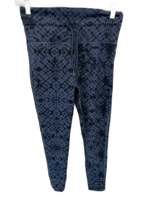 Vuori Size Est S Gray & Black Drawstring Tie Dye Athletic Leggings Gray & Black / Est S