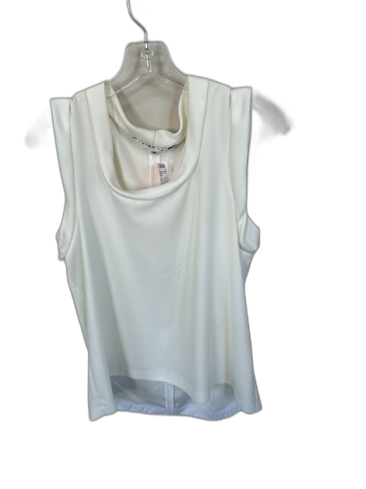 Trina Turk Size M Ivory Polyester Sleeveless Top Ivory / M