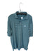 Peter Millar Size L Brown & Blue Polyester Striped Golf Men's Polo Brown & Blue / L