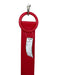 Vera Pelle Red Leather Wide Pebbled Belts Red / Est L