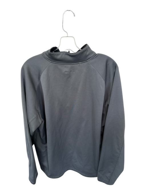 Sport-Tek Gray & Red Polyester UGA Long Sleeve Athletic Men's Pullover Gray & Red / XL