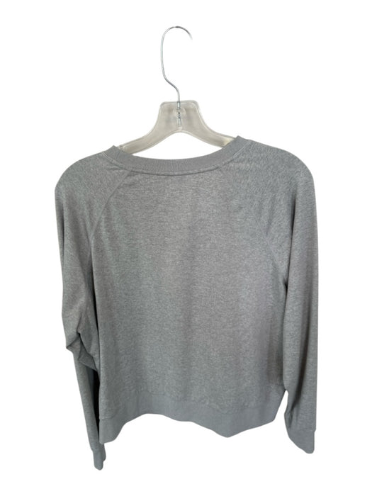 Vuori Size L Gray Long Sleeve Heathered Athletic Sweatshirt Gray / L