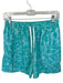 Chubbies Size M Aqua Nylon Water Drops Swim Trunks Men's Shorts Aqua / M