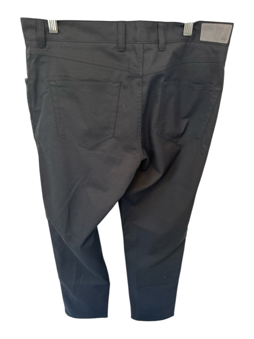 Peter Millar Size 33x32 Black Polyester Solid Men's Pants Black / 33x32