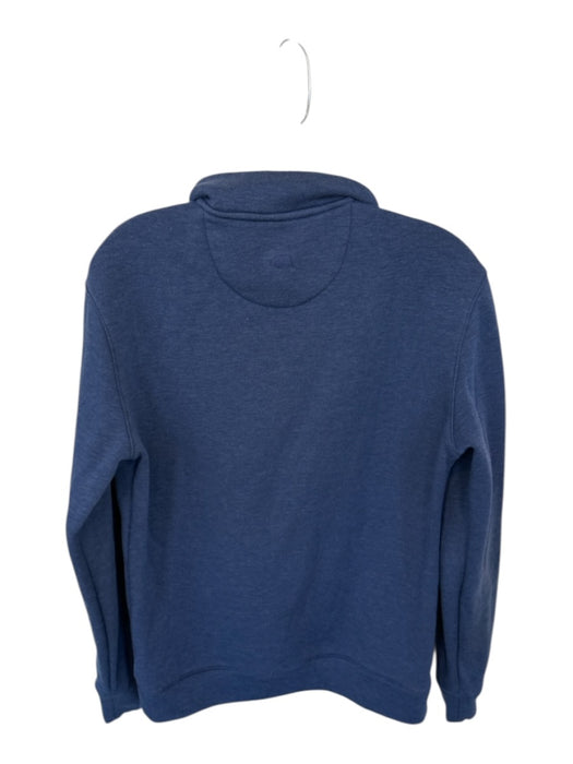 Onward Reserve Navy Polyester Blend Solid Half Zip Athletic Men's Pullover Navy / S