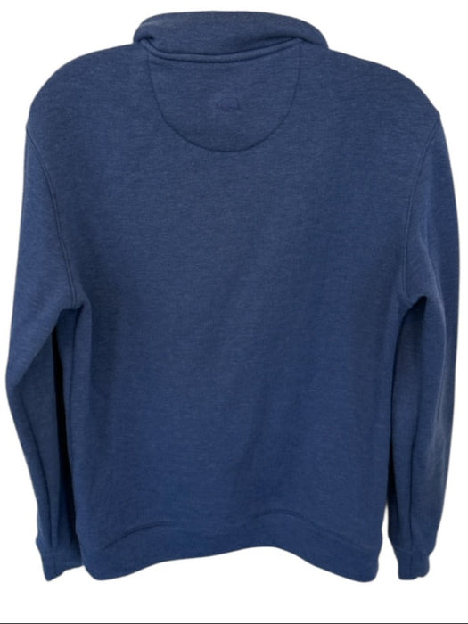 Onward Reserve Navy Polyester Blend Solid Half Zip Athletic Men's Pullover Navy / S