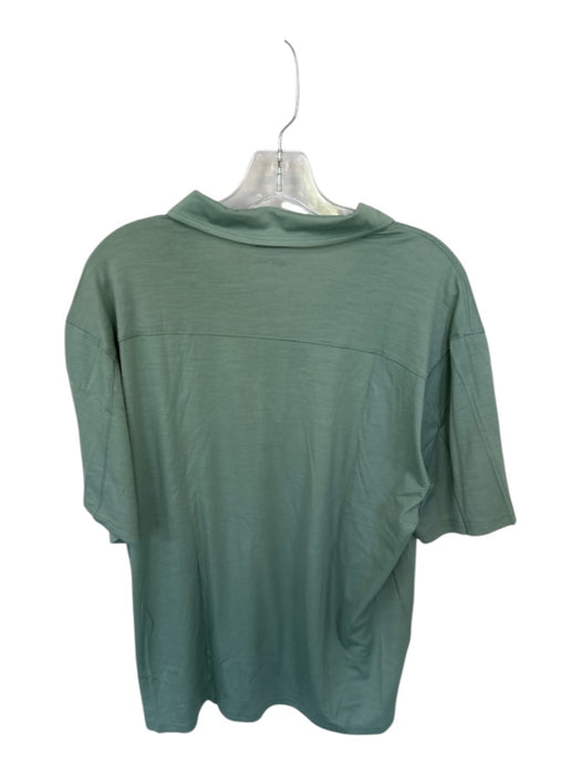 Orvis NWT Size L Sage Green Merino Wool Blend Solid Men's Polo Sage Green / L