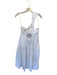 A.L.C. Size 8 White Cotton One Shoulder Keyhole Front Side Zip Maxi Dress White / 8
