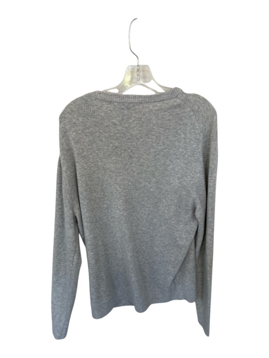 Holderness & Bourne NWT Size XL Light Gray Wool & Cashmere Blend Knit Sweater Light Gray / XL