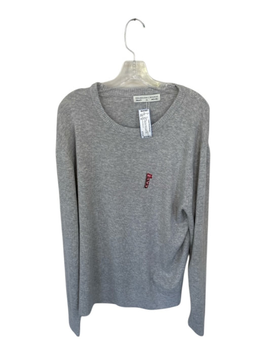 Holderness & Bourne NWT Size XL Light Gray Wool & Cashmere Blend Knit Sweater Light Gray / XL