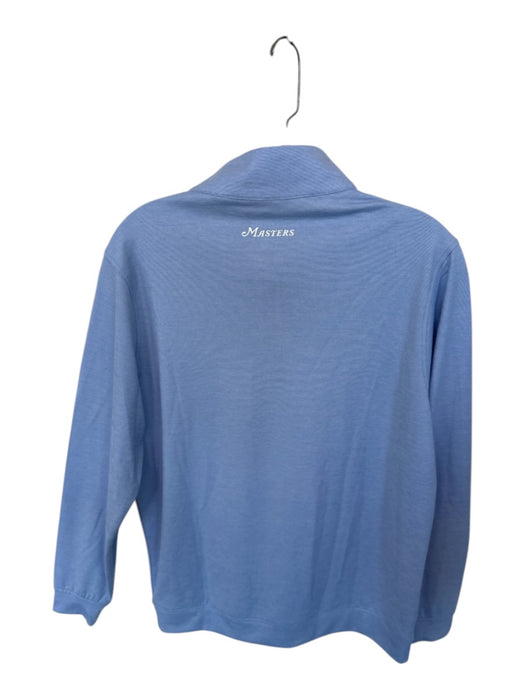 Masters Light blue Modal Blend Masters Logo Half Zip Golf Men's Pullover Light blue / S