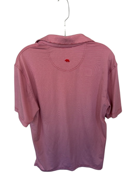 Onward Reserve Size S Red & White Polyester UGA Striped Golf Men's Polo Red & White / S