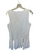 Wayf Size M White Linen Blend Sleeveless Buttons Back Zip Drop Waist Dress White / M