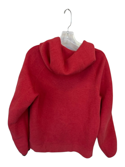 Nike Size M Red Cotton Hood Full Zip Athletic Men's Jacket Red / M