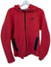 Nike Size M Red Cotton Hood Full Zip Athletic Men's Jacket Red / M