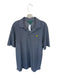Masters Size M Navy & Yellow Cotton Denim Masters Logo Golf Men's Polo Navy & Yellow / M