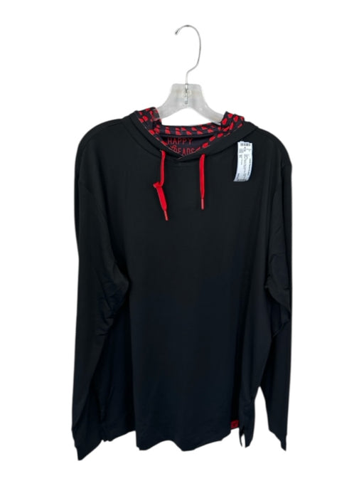 Happy Threads NWT Black & Red Polyester UGA Athletic Men's Hoodie Black & Red / XL