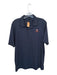 Cutter & Buck Size M Navy & Orange Polyester Striped Golf Men's Polo Navy & Orange / M