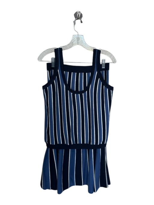 Boden Size S/8 Navy & white Cotton Blend Sleeveless Striped Maxi Skirt Set Navy & white / S/8