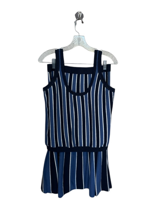 Boden Size S/8 Navy & white Cotton Blend Sleeveless Striped Maxi Skirt Set Navy & white / S/8