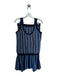 Boden Size S/8 Navy & white Cotton Blend Sleeveless Striped Maxi Skirt Set Navy & white / S/8