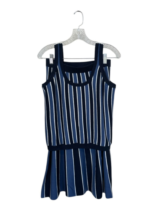 Boden Size S/8 Navy & white Cotton Blend Sleeveless Striped Maxi Skirt Set Navy & white / S/8