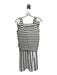 Boden Size S/8 Cream & Black Cotton Blend Sleeveless Striped Maxi Skirt Set Cream & Black / S/8