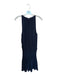 Ramy Brook Size M Navy Polyester Sleeveless Smocked Waist Dress Navy / M