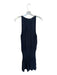 Ramy Brook Size M Navy Polyester Sleeveless Smocked Waist Dress Navy / M