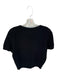 J. Crew Size M Black Cashmere Short Sleeve Crew Neck Sweater Black / M