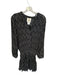 Muche et Muchette Size One Size Black & Tan Polyester Long Balloon Sleeve Dress Black & Tan / One Size