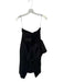 Elliatt Size M Black Strapless Pleat Detail Back Zip Midi Dress Black / M