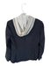 Veronica Beard Size 8 navy & gray Virgin Wool Blend One Button Blazer Jacket navy & gray / 8