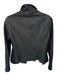 Vince Size M Black Lamb leather Zip Close Long Sleeve Jacket Black / M