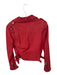 IRO Size 42 Red Lamb leather Long Sleeve Zip Close Moto Jacket Red / 42