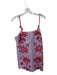Farm Rio Size M Purple & Red Linen Rope Strap Flowers Pleat Detail Short Dress Purple & Red / M