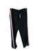 Babaton Size 8 Black & Red Polyester Blend Side Stripe High Waist Wide Leg Pants Black & Red / 8